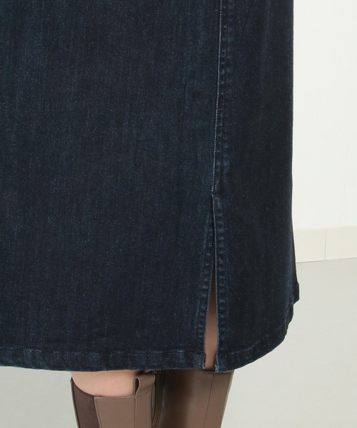 ikka（イッカ）の「デニムIラインスカート（デニムスカート・レディース・オフホワイト/ネイビー・M/L）」の16枚目の写真