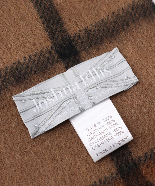 Joshua Ellis（ジョシュアエリス）の「【Joshua Ellis / ジョシュア エリス】Various Check (35×190)（マフラー・メンズ・キャメル/グリーン/イエロー・FREE）」の8枚目の写真