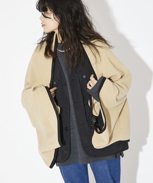 JOURNAL STANDARD relume（ジャーナルスタンダード　レリューム）の「【POLARTEC/ ポーラテック】別注BLANKET（その他小物・メンズ・ブラック/ベージュ・FREE）」の9枚目の写真