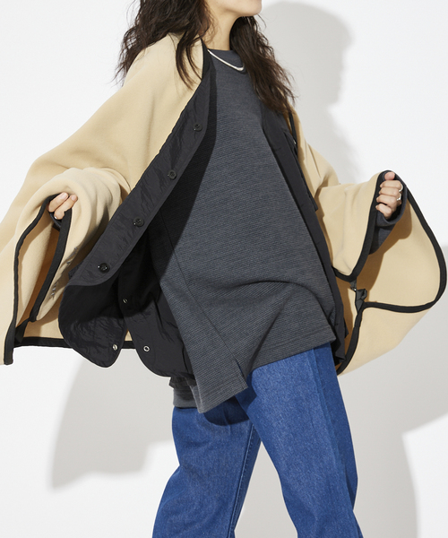 JOURNAL STANDARD relume（ジャーナルスタンダード　レリューム）の「【POLARTEC/ ポーラテック】別注BLANKET（その他小物・メンズ・ブラック/ベージュ・FREE）」の10枚目の写真