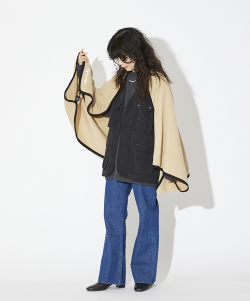 JOURNAL STANDARD relume（ジャーナルスタンダード　レリューム）の「【POLARTEC/ ポーラテック】別注BLANKET（その他小物・メンズ・ブラック/ベージュ・FREE）」の13枚目の写真