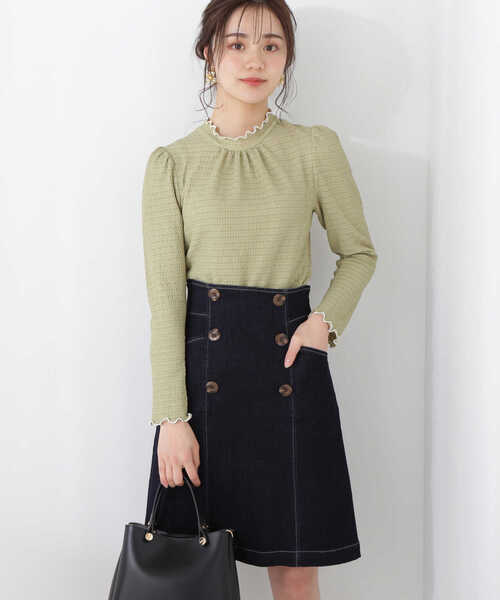 PROPORTION BODY DRESSING（プロポーションボディドレッシング）の「＜Ｅ＞ミニデニムスカート / 1213127201（スカート・レディース・ブラック/ダークネイビー・X-SMALL/SMALL/MEDIUM）」の11枚目の写真