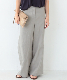 Demi-Luxe BEAMS | Demi-Luxe BEAMS / リネン ワイド パンツ(その他パンツ)