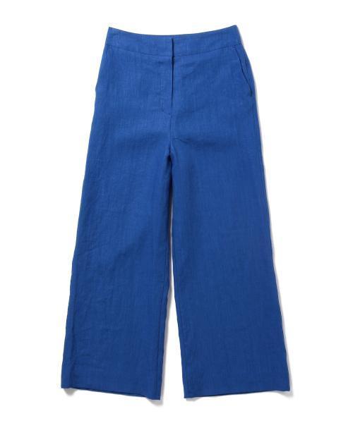Demi-Luxe BEAMS(デミルクス ビームス)の「Demi-Luxe BEAMS / リネン ワイド パンツ(その他パンツ・レディース・グレー/ロイヤルブルー・38/36)」の14枚目の写真