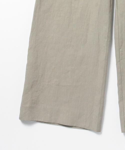 Demi-Luxe BEAMS(デミルクス ビームス)の「Demi-Luxe BEAMS / リネン ワイド パンツ(その他パンツ・レディース・グレー/ロイヤルブルー・38/36)」の18枚目の写真