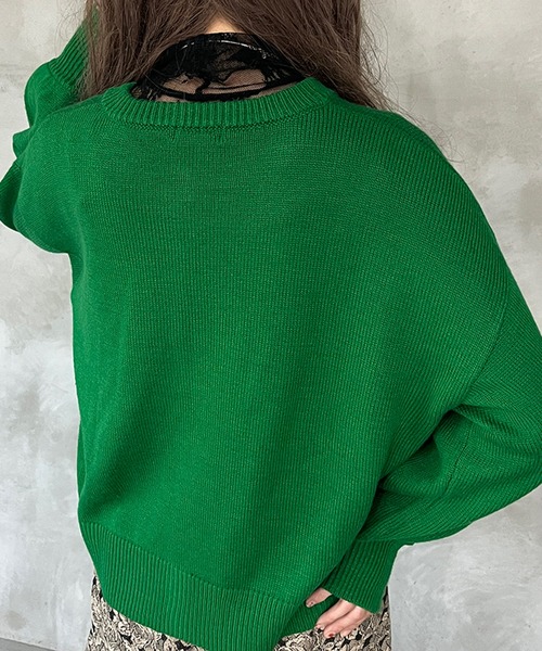 kutir（クティール）の「アソートメローシアートップス（Tシャツ/カットソー・レディース・ライトグリーン/オフホワイト/ブラック/ライトパープル/アイボリー・FREE）」の18枚目の写真