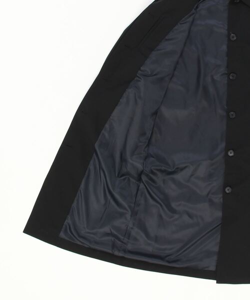 FRED PERRY(フレッドペリー)の「Over Coat(ステンカラーコート・レディース・ネイビー/アイボリー・10/8)」の3枚目の写真