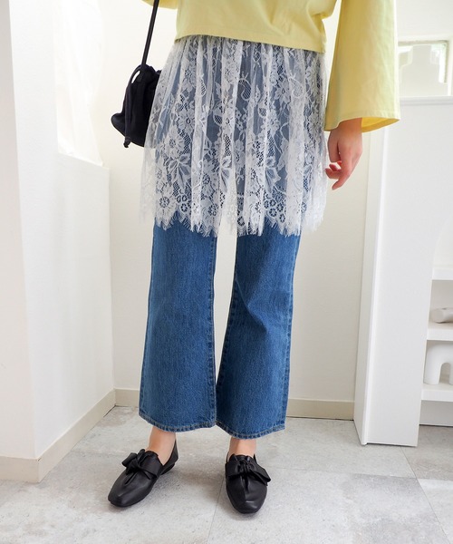 あしながおじさん（アシナガオジサン）の「リボンバブーシュ　1310190（パンプス・レディース・プラチナム/ライトグレー/ライトグリーン/ブラック/ベージュ/ブラック系その他/ナチュラル/ライトブルー/ネイビー/ピンク・22.5cm/23.0cm/23.5cm/24.0cm/24.5cm）」の14枚目の写真