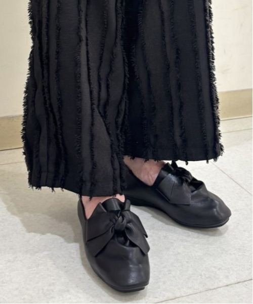 T-ポイント5倍】 リボンバブーシュ あしながおじさん フラット