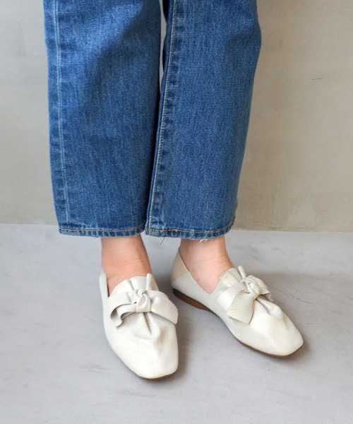 セール】リボンバブーシュ 1310190（パンプス）｜あしながおじさん