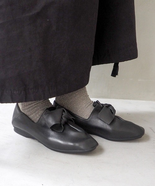 セール】リボンバブーシュ 1310190（パンプス）｜あしながおじさん