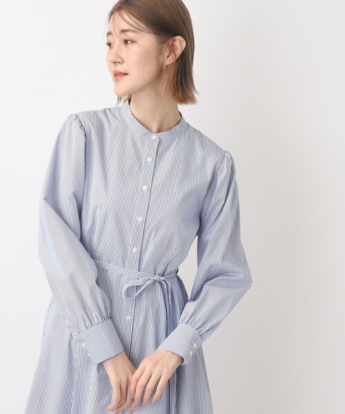 grove（グローブ）の「◆細見えが叶う!ストライプワンピース♪（ワンピース・レディース・ブルー系2/ブルー系7・02/03/01/05/04）」の8枚目の写真