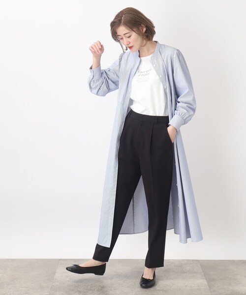 grove（グローブ）の「◆細見えが叶う!ストライプワンピース♪（ワンピース・レディース・ブルー系2/ブルー系7・02/03/01/05/04）」の9枚目の写真