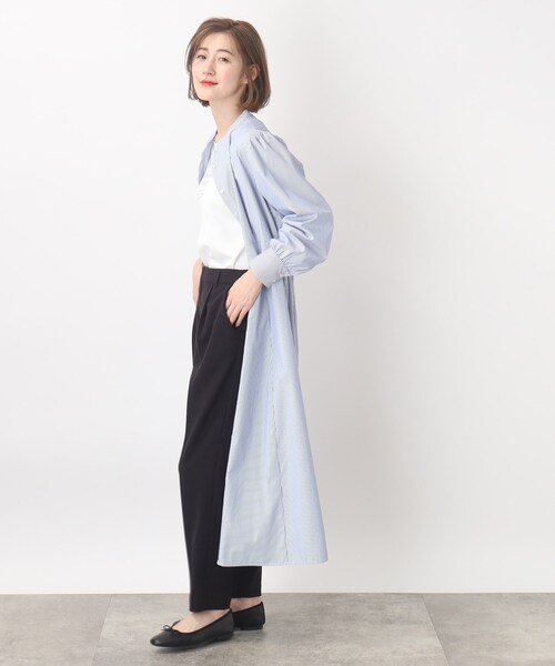 grove（グローブ）の「◆細見えが叶う!ストライプワンピース♪（ワンピース・レディース・ブルー系2/ブルー系7・02/03/01/05/04）」の10枚目の写真