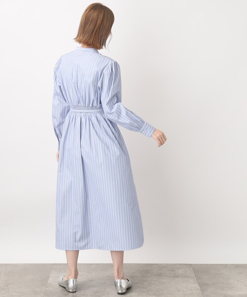 grove（グローブ）の「◆細見えが叶う!ストライプワンピース♪（ワンピース・レディース・ブルー系2/ブルー系7・02/03/01/05/04）」の14枚目の写真