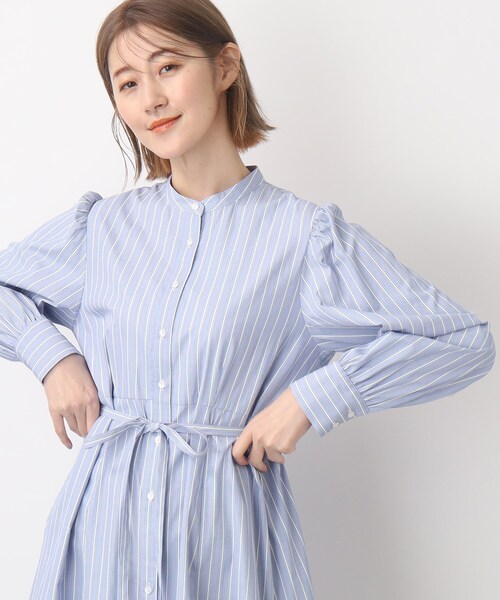 grove（グローブ）の「◆細見えが叶う!ストライプワンピース♪（ワンピース・レディース・ブルー系2/ブルー系7・02/03/01/05/04）」の15枚目の写真