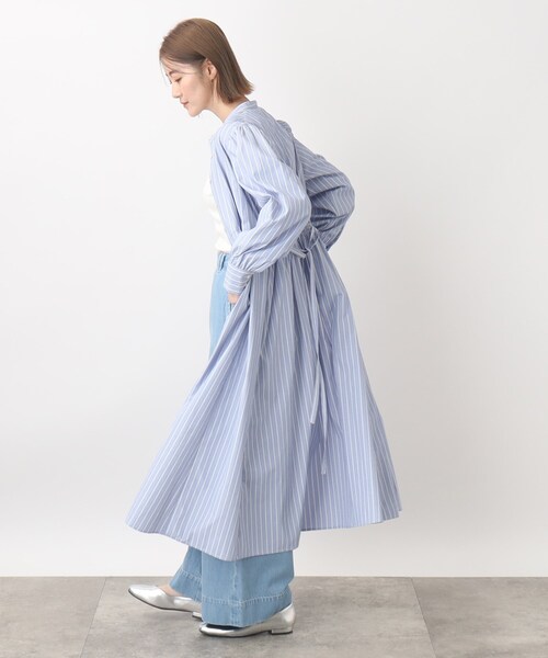 grove（グローブ）の「◆細見えが叶う!ストライプワンピース♪（ワンピース・レディース・ブルー系2/ブルー系7・02/03/01/05/04）」の17枚目の写真