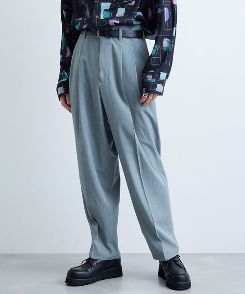 JUNRED（ジュンレッド）の「カチオンリップストップワイドパンツ（その他パンツ・メンズ・ブラック/ネイビー/グレー・M/L/S）」の17枚目の写真