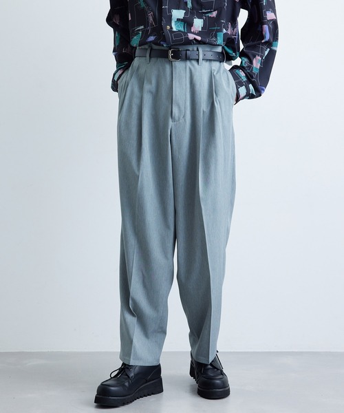 JUNRED（ジュンレッド）の「カチオンリップストップワイドパンツ（その他パンツ・メンズ・ブラック/ネイビー/グレー・M/L/S）」の19枚目の写真