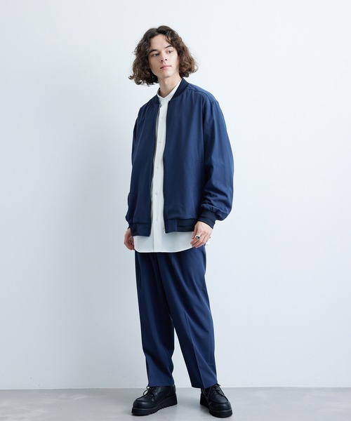 JUNRED（ジュンレッド）の「カチオンリップストップワイドパンツ（その他パンツ・メンズ・ブラック/ネイビー/グレー・M/L/S）」の18枚目の写真