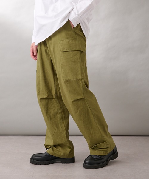 CIAOPANIC TYPY(チャオパニックティピー)の「【GEVACO/ゲバコ】リップストップM-47カーゴパンツ(カーゴパンツ・メンズ・カーキ・ONE SIZE)」の3枚目の写真
