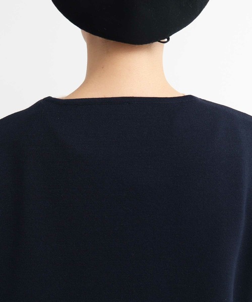 AMBIDEX（アンビデックス）の「スーピマ×AMOSSAミラノリブミニワンピース（ワンピース・レディース・ネイビー/グリーン・FREE）」の16枚目の写真