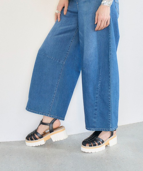 noyau(ノヤウ)の「ボリュームソールグルカサンダル(サンダル・レディース・ダークブラウン/ブラック/ホワイト・L/LL/S/M)」の16枚目の写真