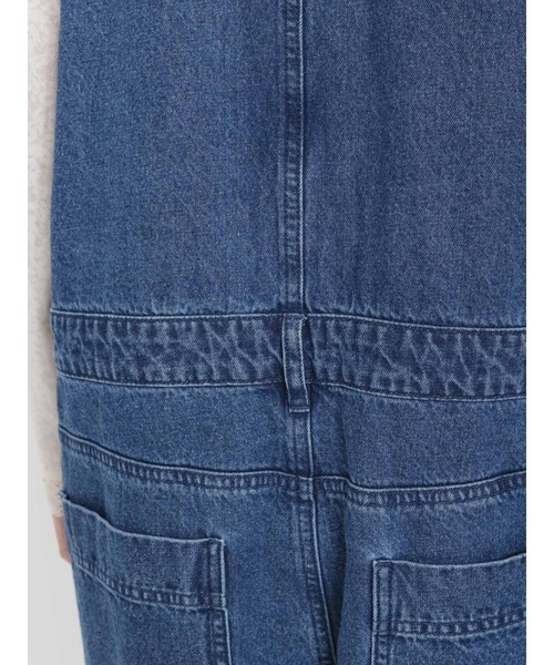 Samansa Mos2(サマンサ モスモス)の「デニムサロペット(サロペット/オーバーオール・レディース・ネイビー・フリ-)」の19枚目の写真