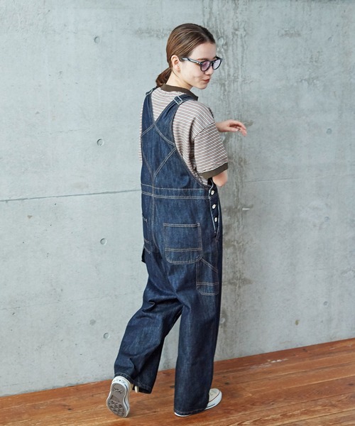 PAR ICI（パーリッシィ）の「タック柄マルチボーダー BIG Tシャツ（Tシャツ/カットソー・レディース・ブラウン/ネイビー・FREE）」の19枚目の写真