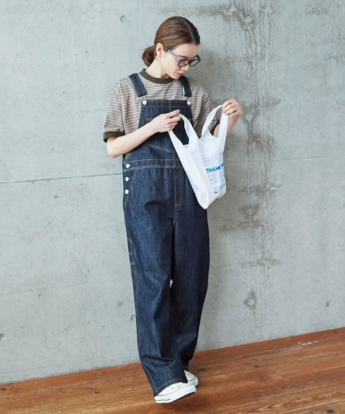 PAR ICI（パーリッシィ）の「タック柄マルチボーダー BIG Tシャツ（Tシャツ/カットソー・レディース・ブラウン/ネイビー・FREE）」の17枚目の写真