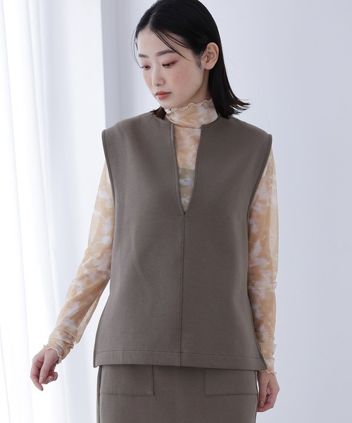 LAKOLE（ラコレ）の「ダンボールVネックベスト[セットアップ対応] / 188379（ベスト・レディース・グレー/ブラック・SMALL/MEDIUM）」の20枚目の写真