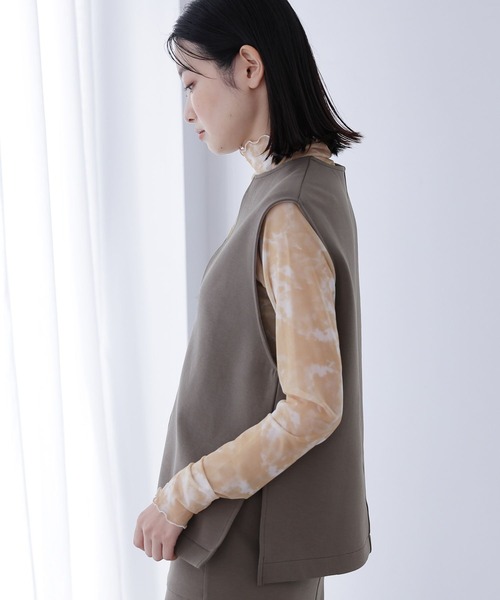 LAKOLE（ラコレ）の「ダンボールVネックベスト[セットアップ対応] / 188379（ベスト・レディース・グレー/ブラック・SMALL/MEDIUM）」の21枚目の写真