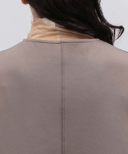 LAKOLE（ラコレ）の「ダンボールVネックベスト[セットアップ対応] / 188379（ベスト・レディース・グレー/ブラック・SMALL/MEDIUM）」の8枚目の写真