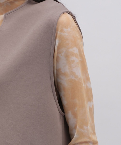 LAKOLE（ラコレ）の「ダンボールVネックベスト[セットアップ対応] / 188379（ベスト・レディース・グレー/ブラック・SMALL/MEDIUM）」の9枚目の写真