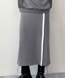 バイカラーアイラインスカート