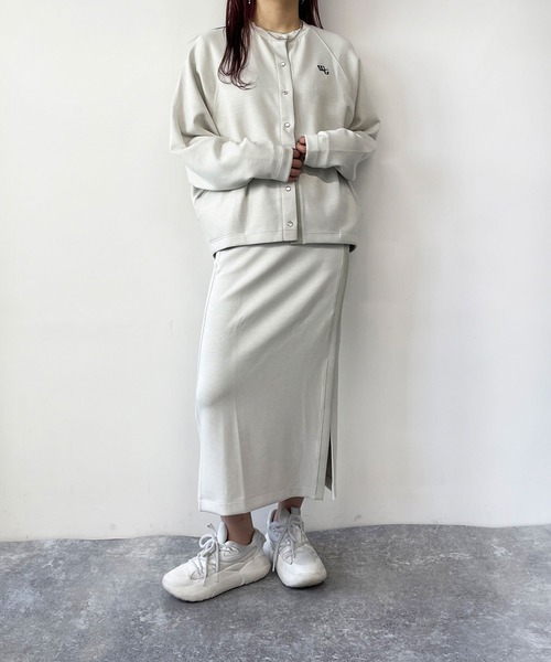 179/WG（イチナナキュウダブルジー）の「バイカラーアイラインスカート（スカート・レディース・ブラック/ホワイト/ブルー・MEDIUM）」の18枚目の写真