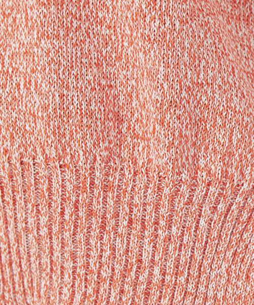 qualite（カリテ）の「ギマコットンボートネックニット（ニット/セーター・レディース・オレンジ/ホワイト/ライトブルー/ダークブラウン・フリー）」の11枚目の写真