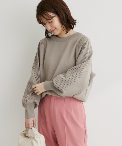 Furryrate（ファーリーレート）の「・furry rate2wayかる~いニットカーデ（カーディガン/ボレロ・レディース・ブルー/オフホワイト/ブラック/ライトグレー・FREE）」の3枚目の写真