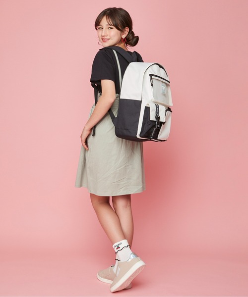 JENNI love(ジェニィラブ)の「肩リボンレイヤード風ワンピ(ワンピース・キッズ・ブラック/サックスブルー/カーキ・160cm/140cm/150cm/130cm)」の14枚目の写真