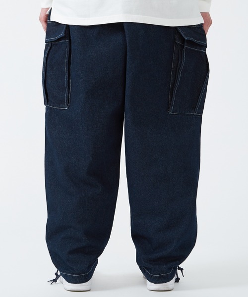 improves(インプローブス)の「デニム イージー カーゴパンツ(デニムパンツ・メンズ・インディゴブルー/ブラック/ライトブルー/ケミカルウォッシュ/ライトブラック・MEDIUM/LARGE)」の18枚目の写真