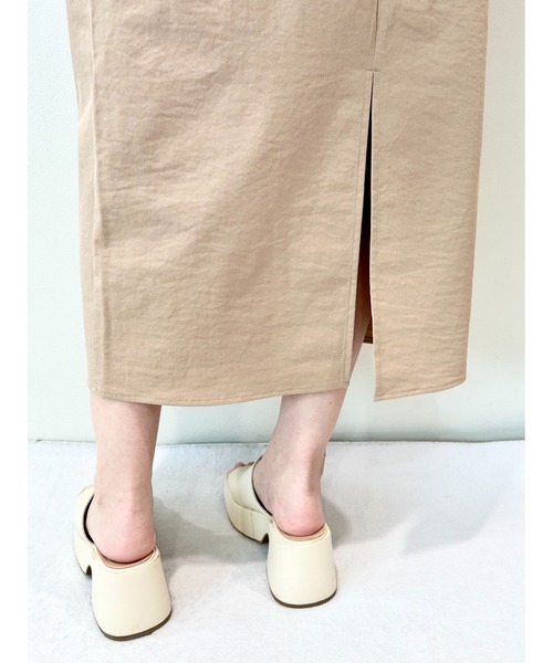 CECIL McBEE（セシルマクビー）の「ベルトストラップジャンスカ（ワンピース・レディース・グリーン/ベージュ・MEDIUM/LARGE）」の12枚目の写真