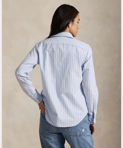 POLO RALPH LAUREN(ポロ ラルフ ローレン)の「クラシック フィット オックスフォード シャツ(シャツ/ブラウス・レディース・ブルー・2/0/4/6/8/10/12/14)」の6枚目の写真