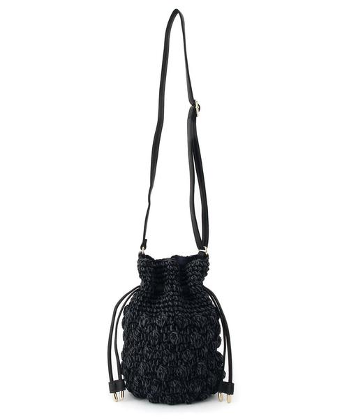 BEAUTY&YOUTH UNITED ARROWS（ビューティーアンドユースユナイテッドアローズ）の「BYSF ペーパー POCO ドローストリングバッグ◆（ショルダーバッグ・レディース・ナチュラル/ネイビー・フリー）」の2枚目の写真