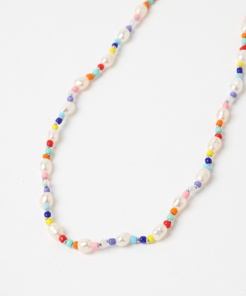 PBLIM（ページボーイリム）の「PAGEBOYLIM/パールミックスネックレス（ネックレス・レディース・アイボリー・FREE）」の5枚目の写真