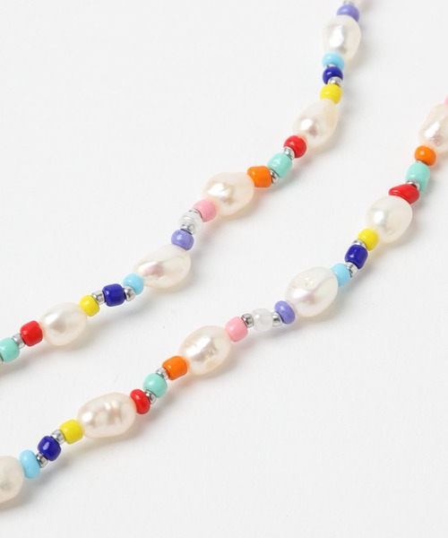 PBLIM（ページボーイリム）の「PAGEBOYLIM/パールミックスネックレス（ネックレス・レディース・アイボリー・FREE）」の3枚目の写真