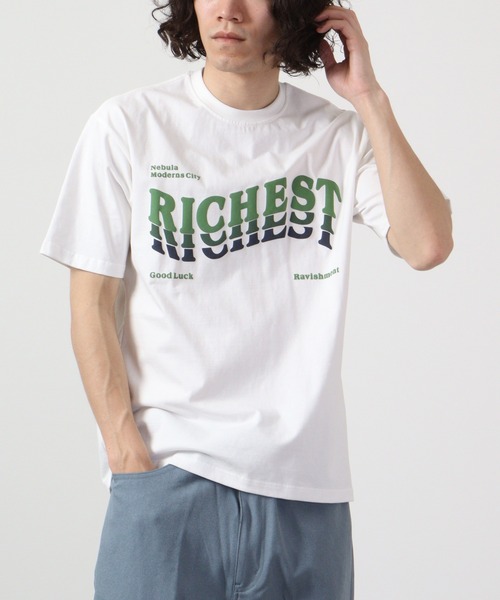 FUNALIVE(ファンアライブ)の「ロゴ半袖Tシャツ(Tシャツ/カットソー・メンズ・ネイビー/ホワイト系7/カーキ系/グリーン/ブラック系1/ベージュ系/ベージュ系2/ブラウン/ホワイト系/ブラウン系1/クリーム/ブラック系2/ブラック系4/ベージュ系1/アイボリー系/ブラック/ベージュ系3/ホワイト系4/ブラウン系/ブラウン系2/ホワイト系1/ホワイト系2/ブラック系/ホワイト系6/ネイビー系/カーキ/ホワイト系3/ホワイト系5/ホワイト/ベージュ/ブラック系3/グリーン系・L/M)」の5枚目の写真