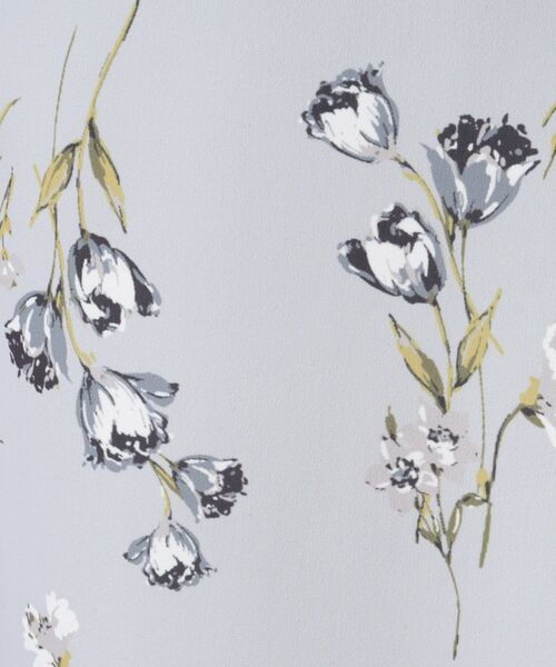 grove（グローブ）の「◆お仕事にもおでかけにも！ボタニカルプリントスカート（スカート・レディース・グレー系5/サックスブルー系・02/03/01/05/04）」の14枚目の写真