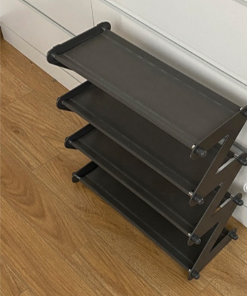 Made in I（メイドインアイ）の「組み立て簡単コンパクトマルチ収納ラック（収納グッズ・レディース・ブラウン/ピンク/グレー/ブルー・FREE）」の13枚目の写真