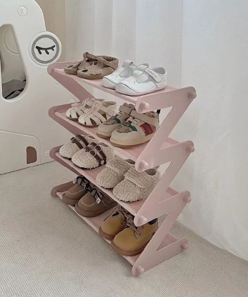 Made in I（メイドインアイ）の「組み立て簡単コンパクトマルチ収納ラック（収納グッズ・レディース・ブラウン/ピンク/グレー/ブルー・FREE）」の22枚目の写真