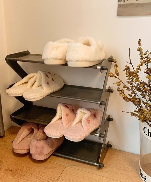 Made in I（メイドインアイ）の「組み立て簡単コンパクトマルチ収納ラック（収納グッズ・レディース・ブラウン/ピンク/グレー/ブルー・FREE）」の15枚目の写真